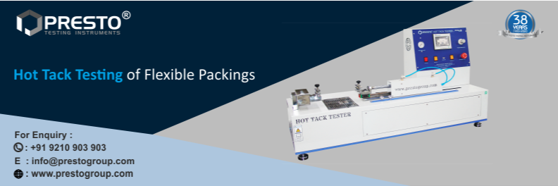 Hot Tack Testing of Flexible Packings